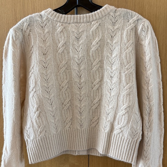 Astr The Label Women's Peri Wool Cable Knit Cardigan Size Medium - Picture 7 of 12